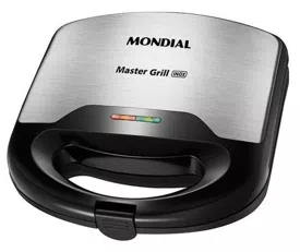 Sanduicheira Mondial Master Grill S-20 Antiaderente Ondulada