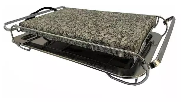 Grill Chapa Elétrica Grelha De Pedra Granito Para Cozimento Stone Grill 220 Volts