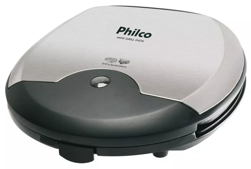 Sanduicheira Grill Philco Mini Grill Ondulada Antiaderente