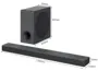 Home Theater Soundbar LG 3D 480 W 3.1.3 Canais Assistente Pessoal 2 HDMI S80QY