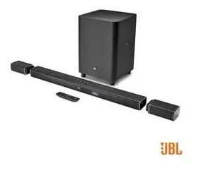 Soundbar JBL BAR 5.1 - 218W RMS, Bluetooth, Subwoofer sem Fio, Entrada HDMI/AUX/USB - Bivolt