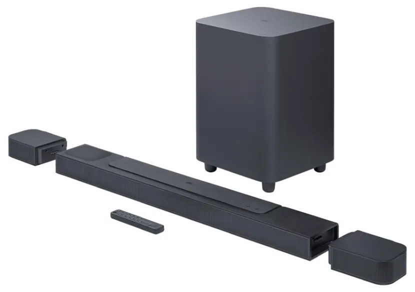 Home Theater Soundbar JBL 3D 360 W 5.1.2 Canais Assistente Pessoal 3 HDMI LBAR800PRO