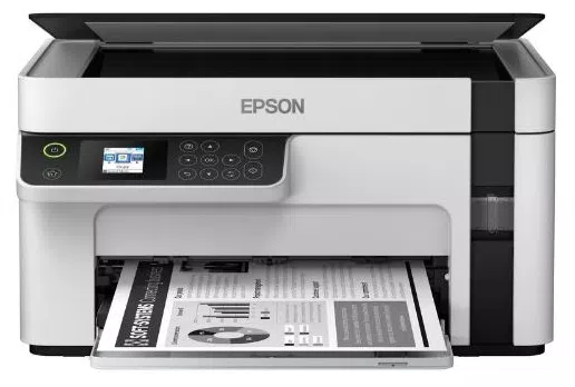 Impressora Multifuncional Sem Fio Epson Ecotank M2120 Tanque de Tinta Preto e Branco