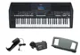 Kit Teclado Yamaha PSR SX600 Arranjador Com Pedal Sustain