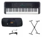 Kit Luxo Teclado Yamaha PSRE273 Portátil E-273 61 Teclas