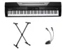 Kit Piano Arranjador Kurzweil KA70 com Suporte e Luminária