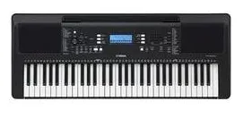 Teclado Yamaha PSR E-373 Com Fonte e Porta Partitura