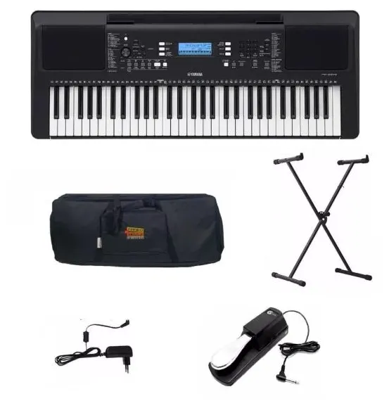 Kit Gold Teclado Yamaha Arranjador PSR E373 