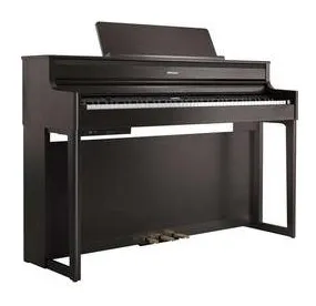 Piano Digital Roland Hp-704 Dr Marrom + Banqueta