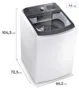 Lavadora Electrolux 18kg Jet & Clean Premium Care LEI18