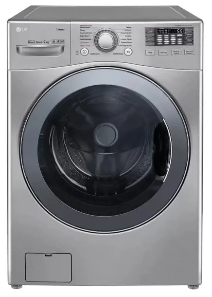 Lavadora LG 17kg Direct Drive Smart WM17VVS6 cor Inox