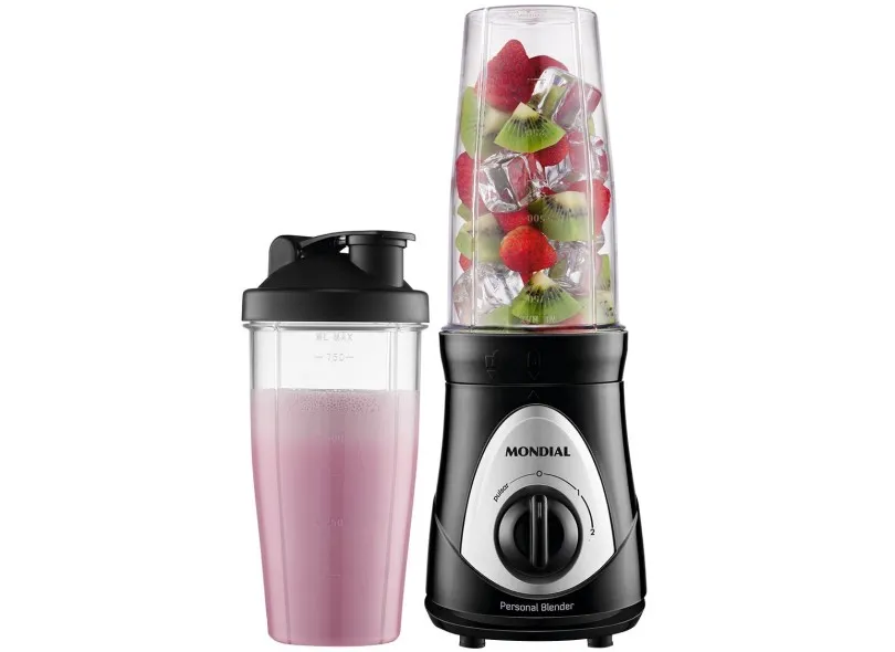 Liquidificador Mondial Personal Blender DG-01 0,75 Litros 2 Velocidades 300 W