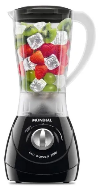 Liquidificador Mondial Easy Power L-550 1,9 Litros 2 Velocidades 550 W