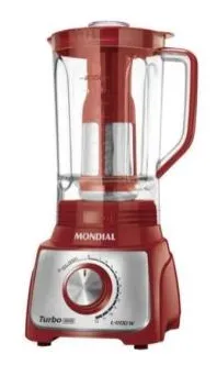 Liquidificador Mondial Turbo Inox L-1100 Jarra De San 