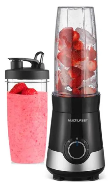 Liquidificador Multilaser Gourmet Shake BE01 0,8 Litros 2 Velocidades 300 W