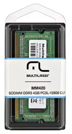 Memoria Ddr3 sodimm 4GB 1600 mhz - Multilaser