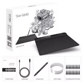 Mesa Digitalizadora Xp-Pen Star G640 Média 5080Lpi Usb