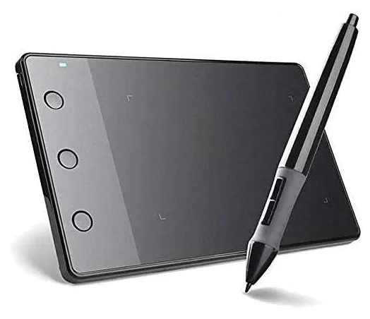 Mesas Digitalizadoras Huion H420 Black Kit de Tablet de Desenho Gráfico USB