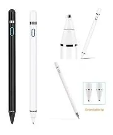 Caneta Stylus Ponta Fina Para iPad Mesa Digitalizadora PRETA