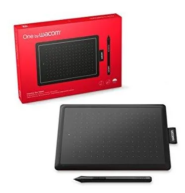 Wacom One CTL472 - Mesa Digitalizadora, Preto / Vermelho