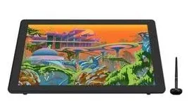 Mesa Digitalizadora 2020 HUION KAMVAS 22 Plus Gráficos Desenho Tablet laminada RGB Android