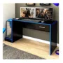 Mesa Gamer Stone Ideal Para 2 Monitores Preto/azul - Pnr Móveis