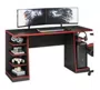 Mesa Gamer Legend Ideal Para 2 Monitores Preto/vermelho - Notavel