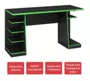 Mesa Gamer Legend Ideal Para 2 Monitores Preto/verde - Notavel