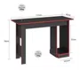 Mesa Gamer Ideal Para 2 Monitores Mc08 Grafite/vermelho - Fellicci