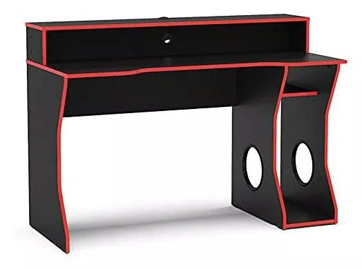 Mesa Gamer Fremont para 2 Monitores  e  Politorno