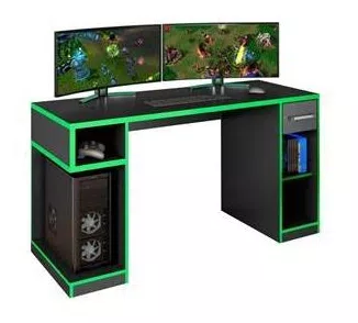 Mesa Gamer IDL XP 1000 Pro Black - Verde