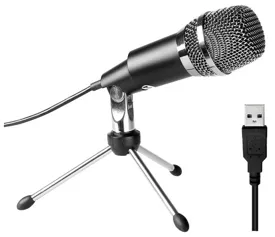 FIFINE Microfone condensador USB para estúdio doméstico Plug and Play para  Skype, gravações para , Google Voice Search, jogos, para Windows e  Mac-K668 : : Instrumentos Musicais