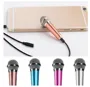 Porttil 3.5mm Stereo Telefone Est²dio Mic ktv Karaoke Mini Microfone Para celular