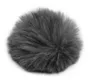 Clip-on Microfone de Lapela Pára-brisas Pára-brisas Furry Mic Muff Compatível com Boya M1 e Outros A maioria lapela Microfones Grey