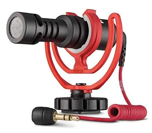 Microfone Shotgun Rode VideoMicro Ultra Compacto para Câmeras e Gravadores