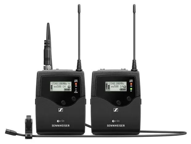 Sistema Microfone Lapela MKE 2 Sennheiser EW 512P G4-GW Wireless Montagem em Câmeras (GW: 558-608MHz)