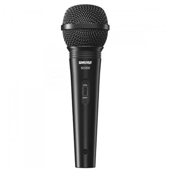 Microfone de Mao Multifuncional com Fio SV200  Shure