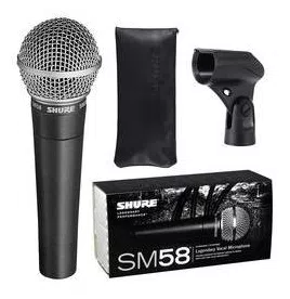 Microfone Shure SM58 - LC Dinâmico