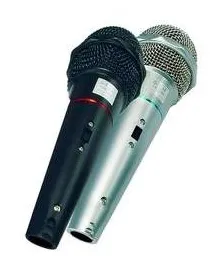 Microfone Dinâmico Vocal Csr 505 Kit 2 Mic 2 Cabos 4 Metros