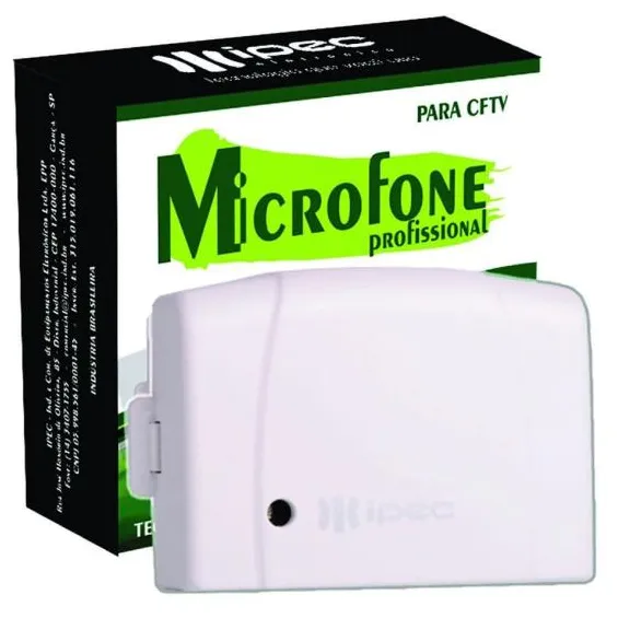 Microfone IPEC Profissional para CFTV