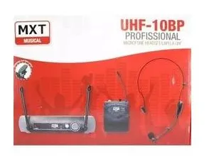 Microfone Lapela Sem Fio Headset Uhf-10bp Profissional