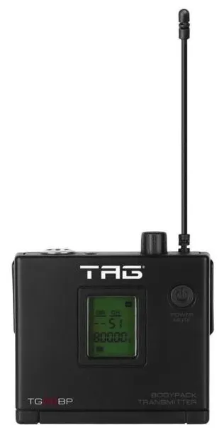 Transmissor Bodypack Para Microfone Tagima Tag Sound Tg-88bp Sem Fio Uhf