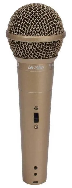 Microfone Vocal Dinâmico LS-58 Champanhe - Leson