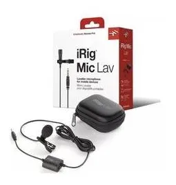 Microfone Lapela IK Mltimedia Irig Mic Lav P/ iPad iPhone Android - AC2086