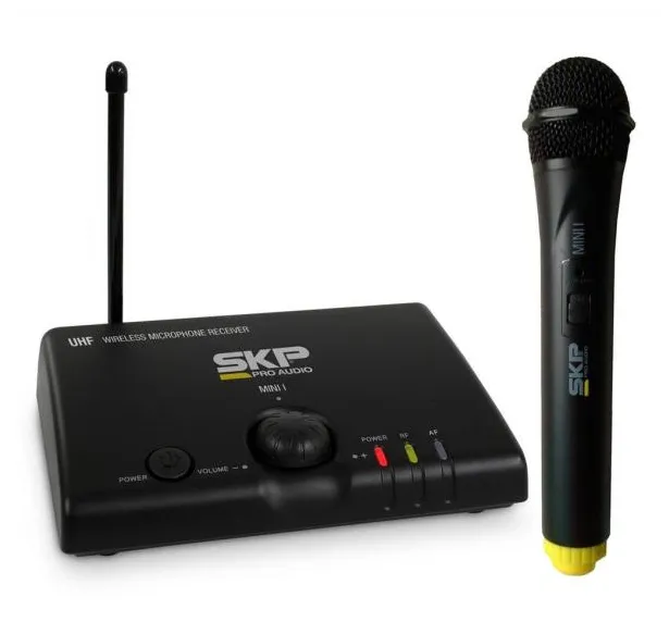 Microfone Sem Fio Uhf Skp Mini-I