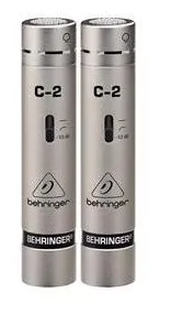 Microfone Behringer C-2 Condensador Para Estúdio 2 Unidades