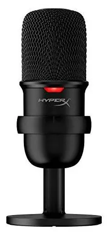 Microfone HyperX Solocast, USB, Compatível PS4, Mac, PC - HMIS1X-XX-BK/G