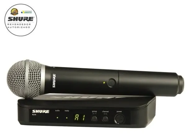 Microfone Sem Fio Shure BLX24BR/PG58