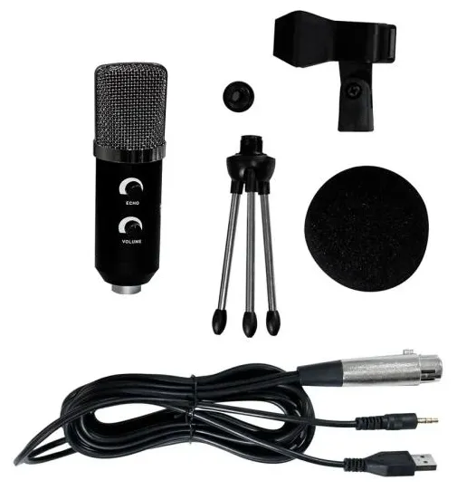 Kit Youtuber e Live Microfone Condensador Soudcasting 800X Lite Soundvoice