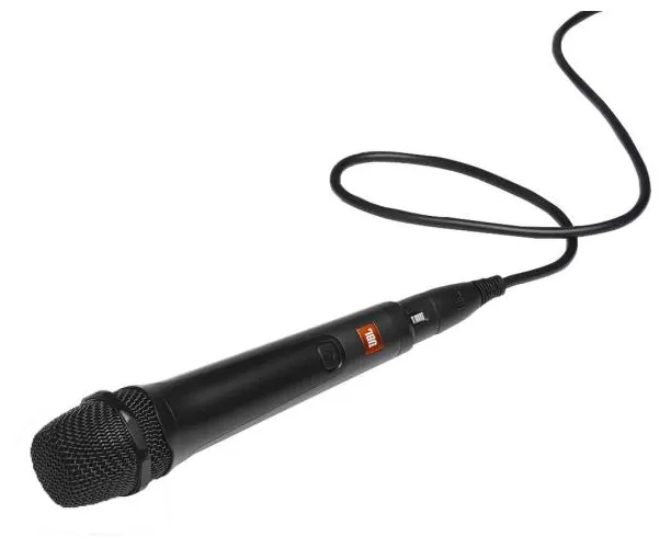 Microfone De Mão Jbl Dinâmico Cardióide Com Cabo- Pbm100